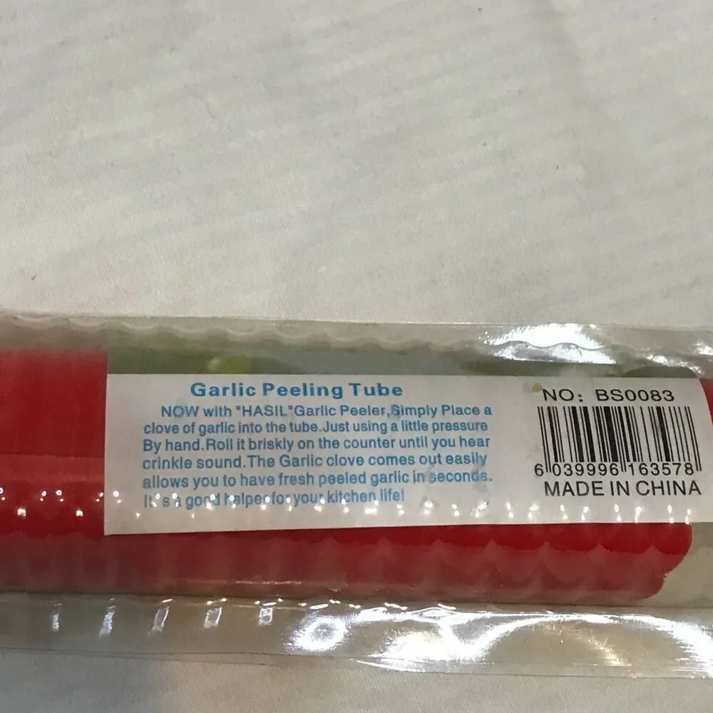 #3063 Garlic Peeling Tube Red 24 pc